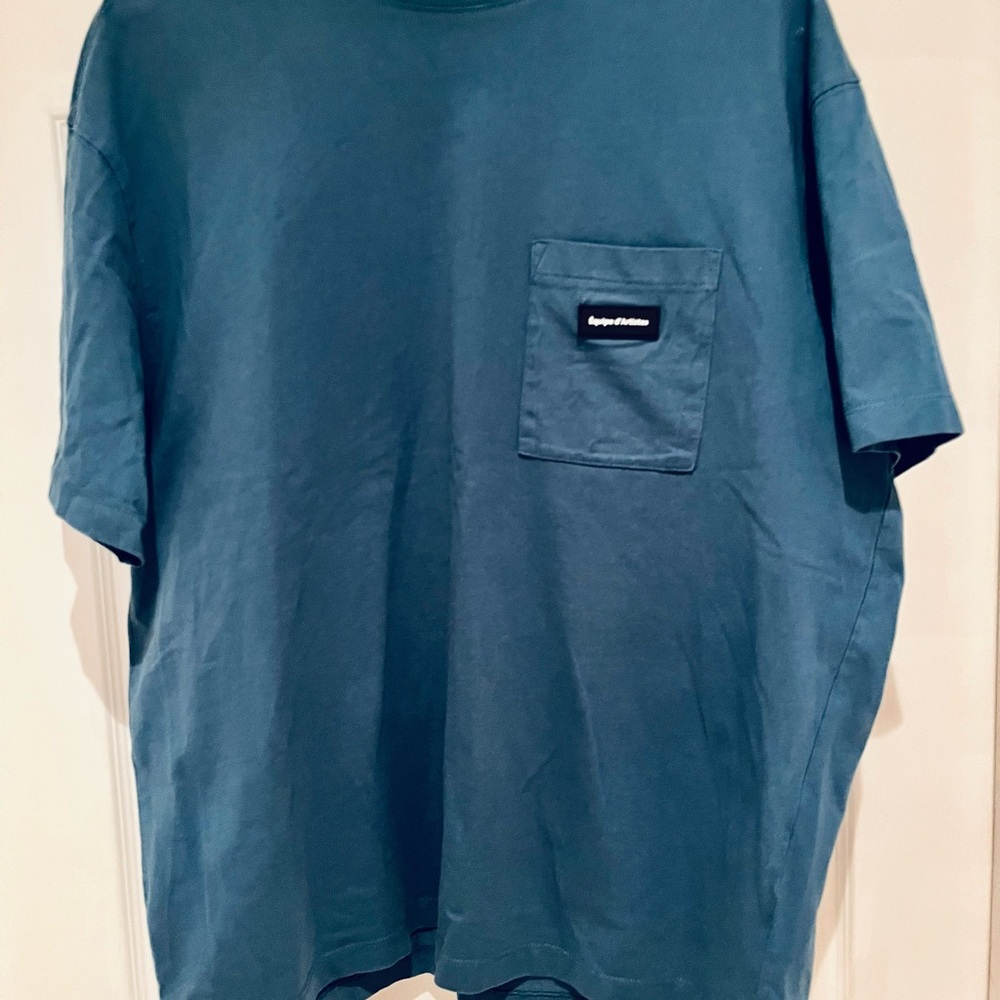 H&M Shirt Equipe d’Artistes Blue Pocket T-Shirt